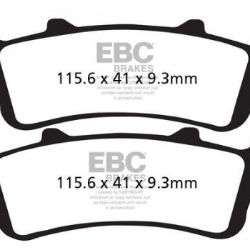 EBC Scooter Fren Balatası - Honda CBR 1000 R, FSC 400 Silver Wing EBC Scooter Fren Balatası - Honda CBR 1000 R, FSC 400 Silver Wing