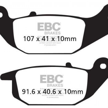 EBC Scooter Fren Balatası - Yamaha Tricity 125