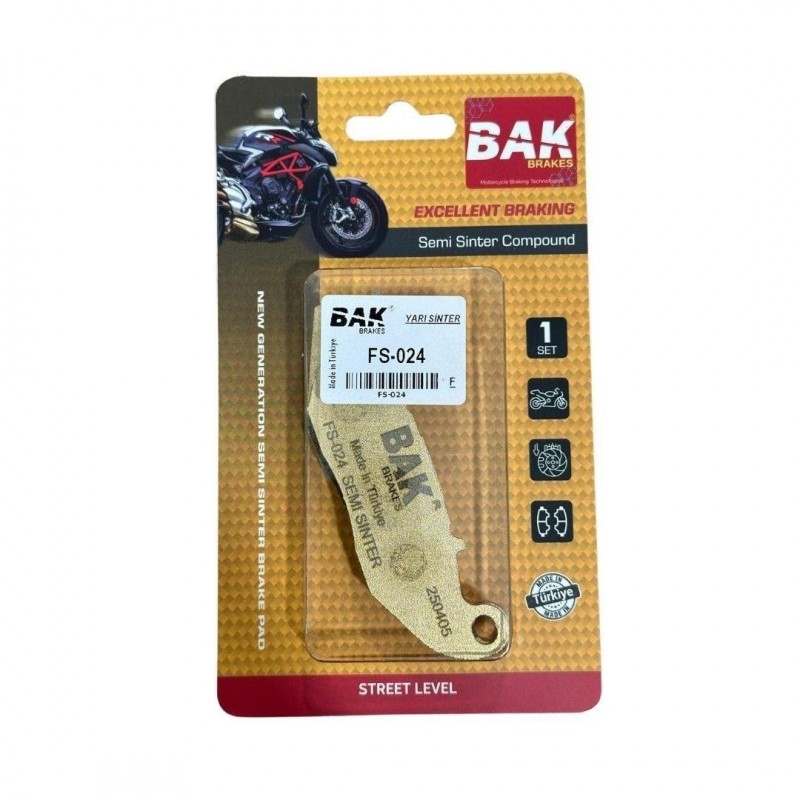 Ön Disk Fren Balatası (Yarı Sinterli) - Honda Pcx 125 (2021-2024), CRF250, MSX125, Cbr 125 Ön Disk Fren Balatası (Yarı Sinterli) - Honda Pcx 125 (2021-2024), CRF250, MSX125, Cbr 125, Fren Grubu %f