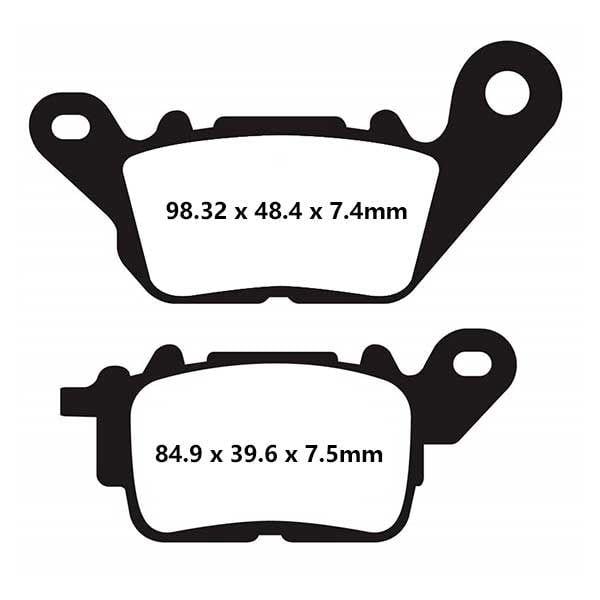 EBC Ön Fren Disk Balatası - Yamaha Nmax 125/155, Delight 125 (2017-2021), Tricity 300 EBC Ön Fren Disk Balatası - Yamaha Nmax 125/155, Delight 125 (2017-2021), Tricity 300, Fren Grubu %f