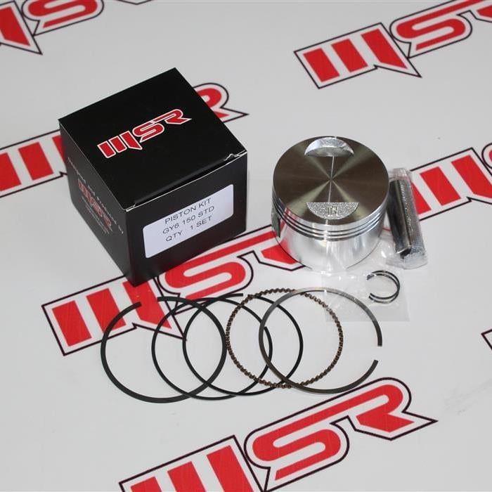 Piston Kit 52.50 - GY6 Scooter 125 cc Piston Kit 52.50 - GY6 Scooter 125 cc, Silindir - Üst Kapak Grubu %f