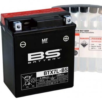 BS Akü BTX7L-BS - Honda Cbf 150, Spacy 110, ActivaS 125, Alpha 110, YBR, Fizy, Yamaha YZF R25, MT-25 BS Akü BTX7L-BS - Honda Cbf 150, Spacy 110, ActivaS 125, Alpha 110, YBR, Fizy, Yamaha YZF R25, MT-25