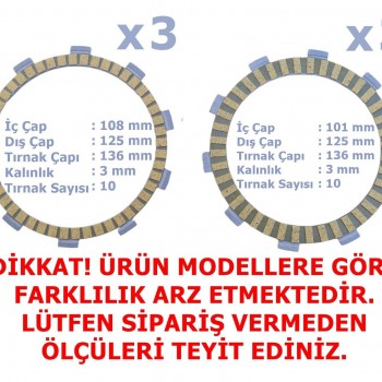 Debriyaj (Varyatör) Balatası Hindistan [CF Moto] NK250 2023-2024