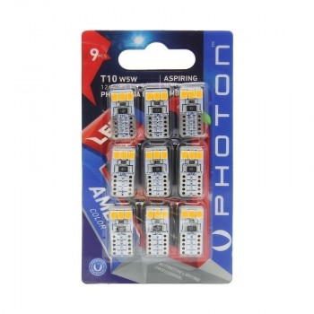 Photon T10 W5W 12V Amber Aspiring Serie (Adet) Photon T10 W5W 12V Amber Aspiring Serie (Adet)