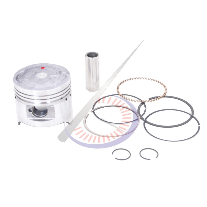 Piston ve Segman Takımı (Orijinal) - TVS PEP,TVS Silindir - Üst Kapak Grubu %f