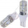 T10 24 LED' Lİ DİPSİZ ÇAKARLI AMPUL BEYAZ MODEL-1 [ÇİFT]