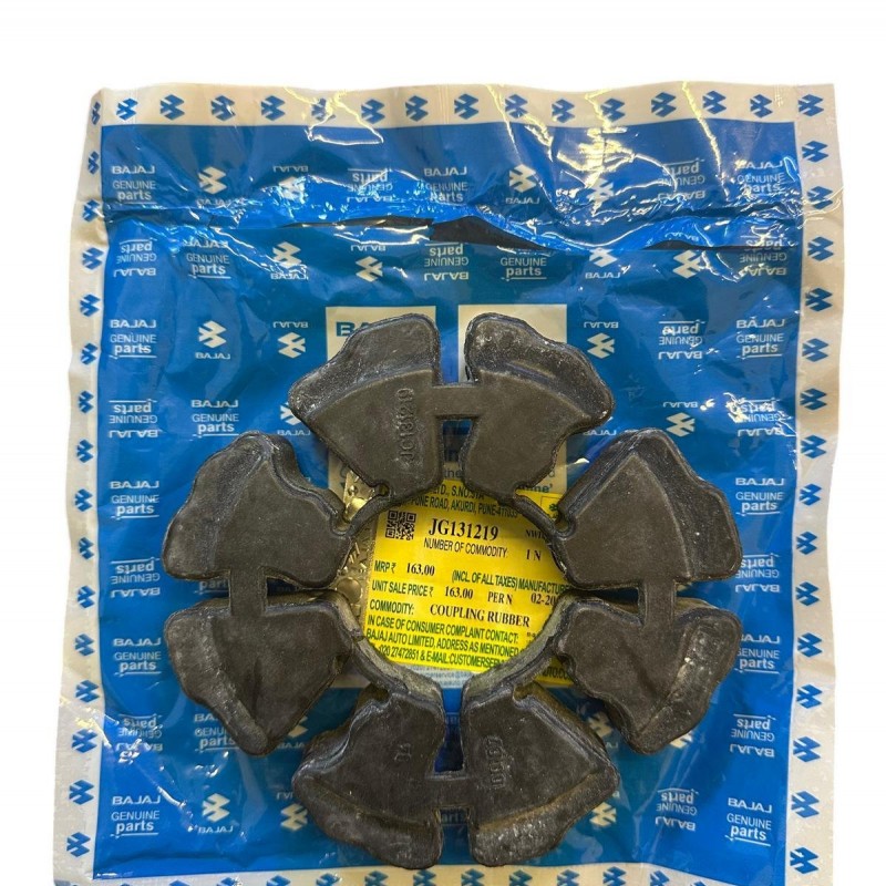 Kaplin Lastiği (Arka Dişli Takozu) - (Orijinal) - Bajaj Pulsar NS 200, RS 200 (JG131219) Kaplin Lastiği (Arka Dişli Takozu) - (Orijinal) - Bajaj Pulsar NS 200, RS 200 (JG131219), Jant %f