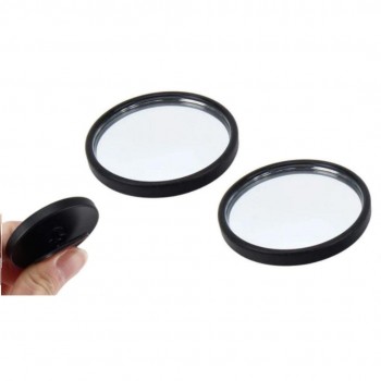 Kör Nokta Ayna Ayarlanabilir Yuvarlak 50mm Siyah İkili ( SET )