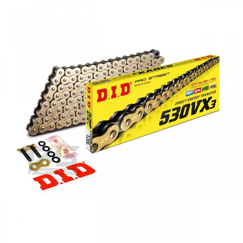 Dıd Gold Zincir 530-114l Vx3 X-rıng Dıd Gold Zincir 530-114l Vx3 X-rıng,DİD Zincir Grubu %f