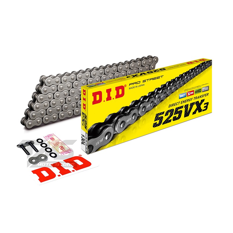 Dıd Çelik Zincir 525-130l Vx3 X-rıng Dıd Çelik Zincir 525-130l Vx3 X-rıng,DİD Zincir Grubu %f