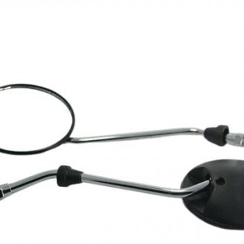 Ayna Yuvarlak Siyah Takım (QY-103, 10 mm) - AGK, CG 125