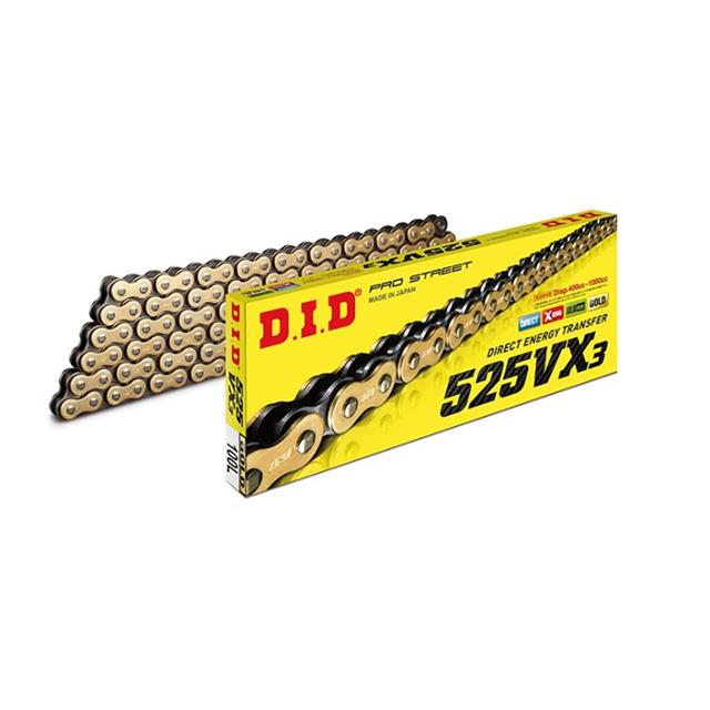 Dıd Gold Zincir 525-120l Vx3 X-rıng 2013-2022 Bmw S 1000 R,DİD Zincir Grubu %f