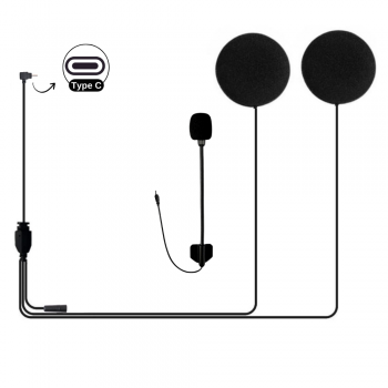 Knmaster Kn2250 Açık Kask Kulaklık ve Mikrofon