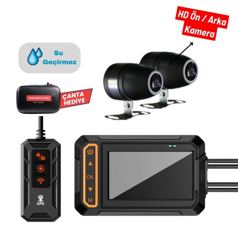 Knmaster Motocam 1000 Çift Kameralı Full HD Motosiklet DVR Sistemi Knmaster Motocam 1000 Çift Kameralı Full HD Motosiklet DVR Sistemi,KNMASTER Elektronik Cihazlar %f