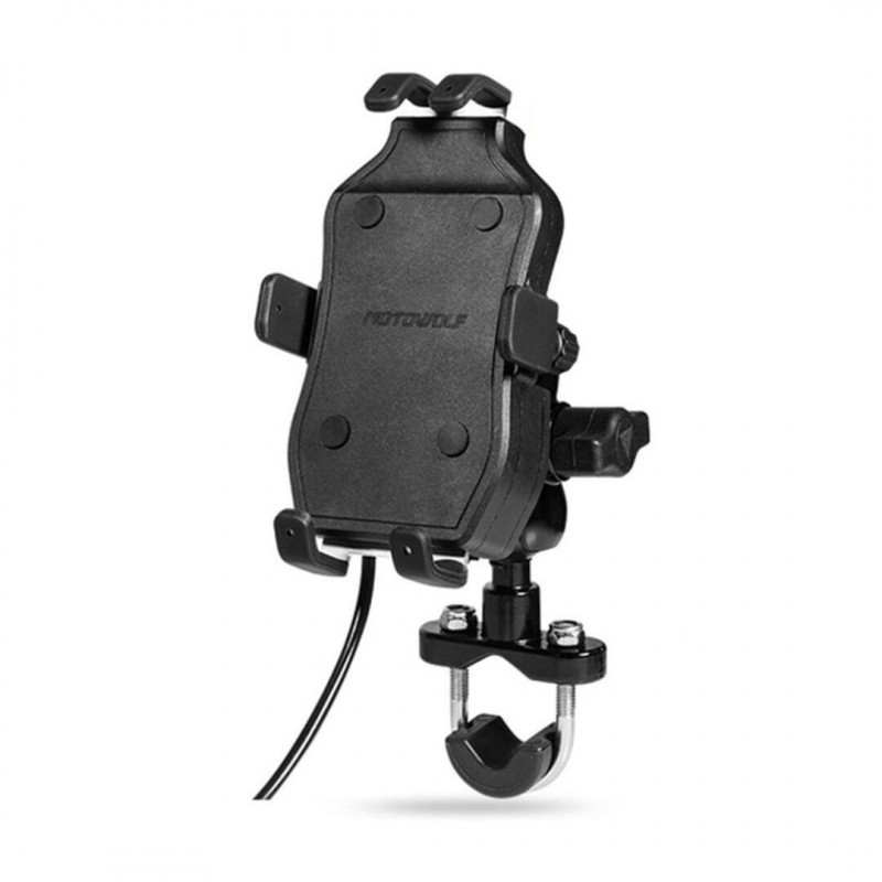 Motowolf USB Şarj Soketli Ayna ve Gidon Bağlantılı Telefon Tutucu Motowolf USB Şarj Soketli Ayna ve Gidon Bağlantılı Telefon Tutucu,KNMASTER Telefon Ve Navigasyon Tutucular %f
