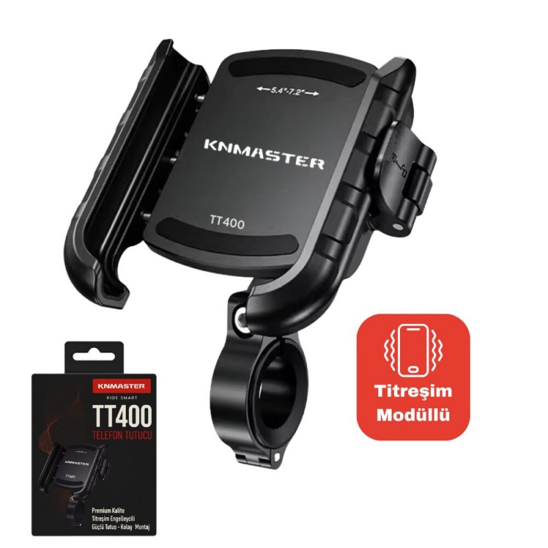 KNMASTER TT-400 Titreşim Önleyicili Motosiklet Telefon Tutucu KNMASTER TT-400 Titreşim Önleyicili Motosiklet Telefon Tutucu,KNMASTER İntercom %f