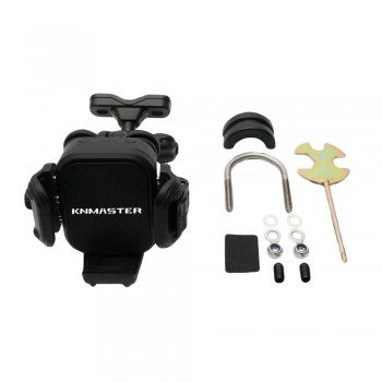 KNMASTER TT-870 Titreşim Önleyicili Motosiklet Telefon Tutucu