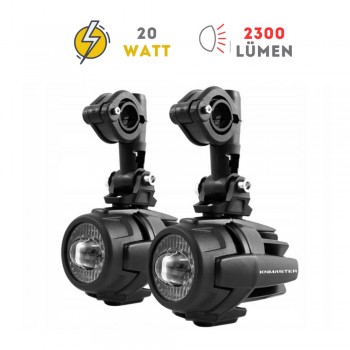 Knmaster Shark 20W BMW Motosiklet Led Sis Farı