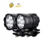 Knmaster Fighter S 20W Çakarlı Motosiklet Led Sis Farı