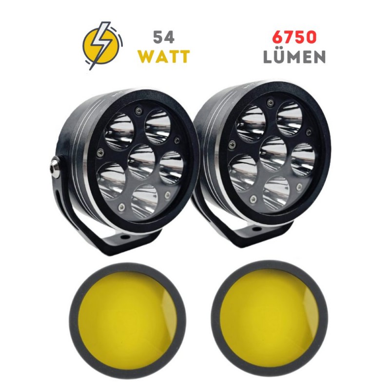 Knmaster Sunny6 54W Motosiklet Led Sis Farı Knmaster Sunny6 54W Motosiklet Led Sis Farı,KNMASTER Sis Farı %f