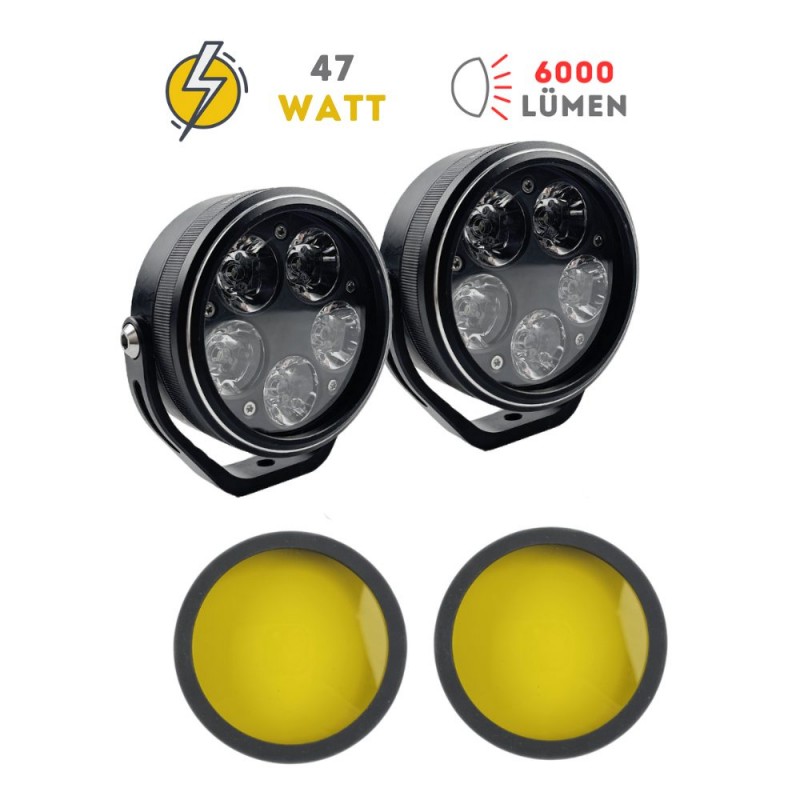 Knmaster Sunny5 47W Motosiklet Led Sis Farı Knmaster Sunny5 47W Motosiklet Led Sis Farı,KNMASTER Sis Farı %f