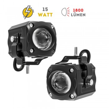 Knmaster Scor 15W Motosiklet Led Sis Farı Knmaster Scor 15W Motosiklet Led Sis Farı