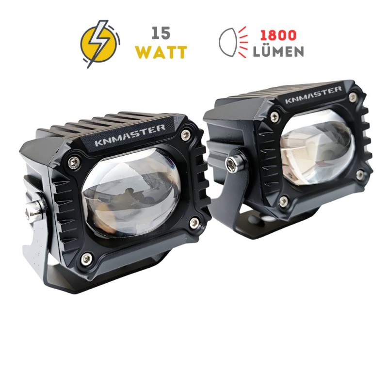 Knmaster Bison 15W Motosiklet Led Sis Farı,KNMASTER Sis Farı %f