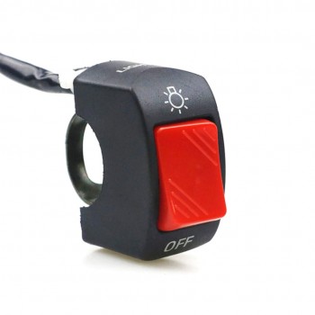 Knmaster Motosiklet Sis Farı Aç Kapa Düğmesi Butonu Kırmızı