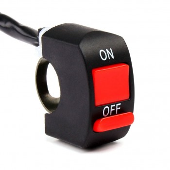 Knmaster Motosiklet Sis Farı Aç Kapa Düğmesi Kırmızı