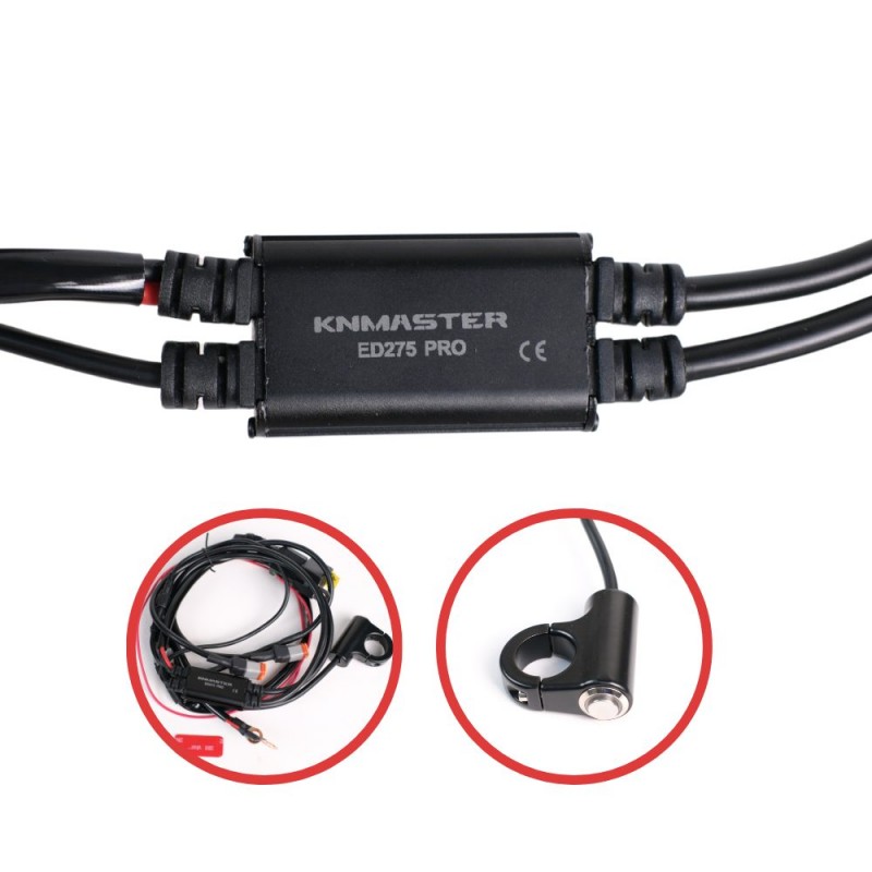 KNMASTER ED-275 PRO B Role Sistemli Motosiklet Ön Çakar Devresi KNMASTER ED-275 PRO B Role Sistemli Motosiklet Ön Çakar Devresi,KNMASTER Aksesuarlar %f