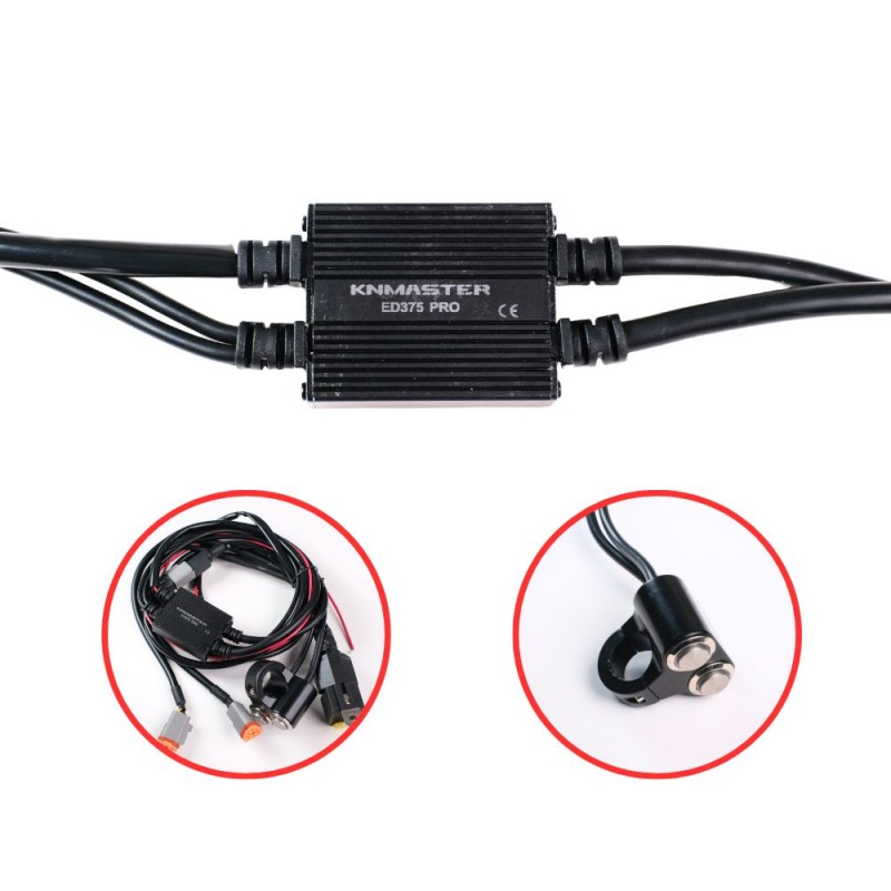 KNMASTER ED-375 PRO B: İki Tuşlu Role Sistemli Motosiklet Çakar Devresi KNMASTER ED-375 PRO B: İki Tuşlu Role Sistemli Motosiklet Çakar Devresi,KNMASTER Aksesuarlar %f