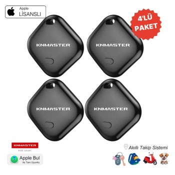 KNMASTER KNTAG 1 – 4’lü Paket Akıllı Takip Cihazı KNMASTER KNTAG 1 – 4’lü Paket Akıllı Takip Cihazı
