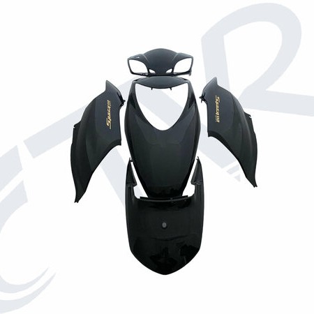SPACY 110 KAPORTA SETİ SİYAH BOYALI PARÇALAR CTVR SPACY 110 KAPORTA SETİ SİYAH BOYALI PARÇALAR CTVR, Honda %f
