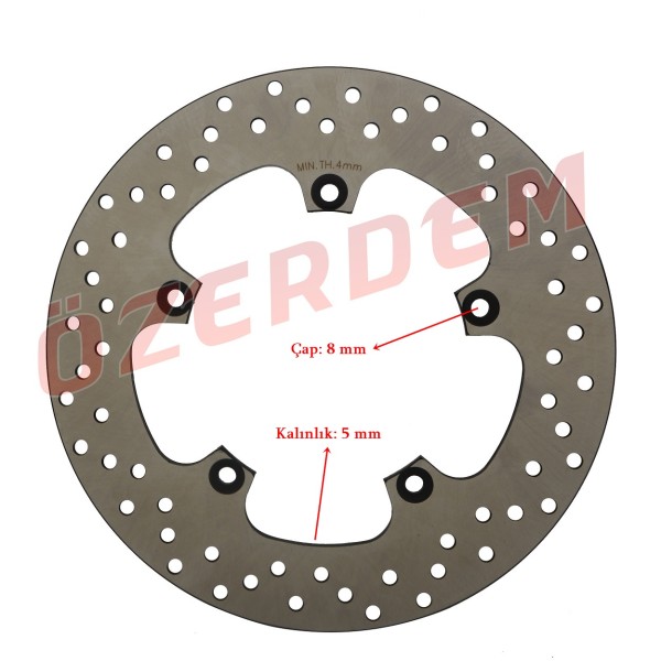 XMAX 250 ÖN FREN DİSKİ 132-268-5 (CİVATA 8 mm)