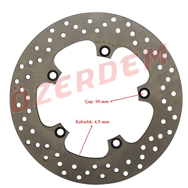 XMAX 300 ÖN FREN DİSKİ 132-268-5 (CİVATA 10 mm)