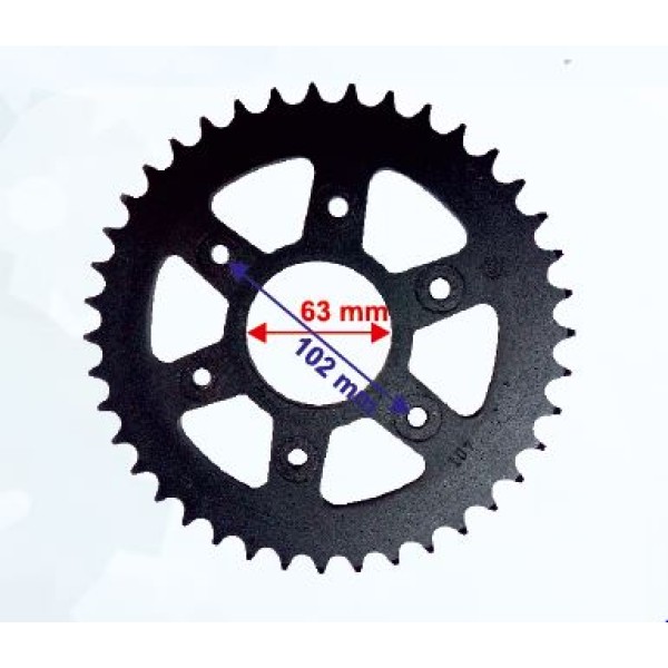 ARKA DİŞLİ 520-40T İÇ 63 mm 6 DELİKLİ BAJAJ DOMİNAR 400 - KTM DUKE 390 ÖM