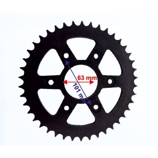 ARKA DİŞLİ 520-42T İÇ 63 mm 6 DELİKLİ BAJAJ DOMİNAR 400 - KTM DUKE 390 ÖM