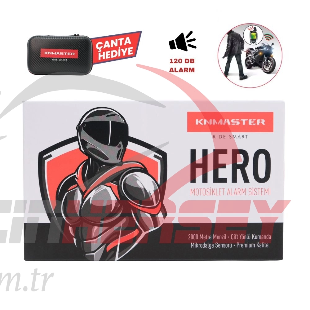 Knmaster Hero Çift Yönlü Motosiklet Alarm Sistemi