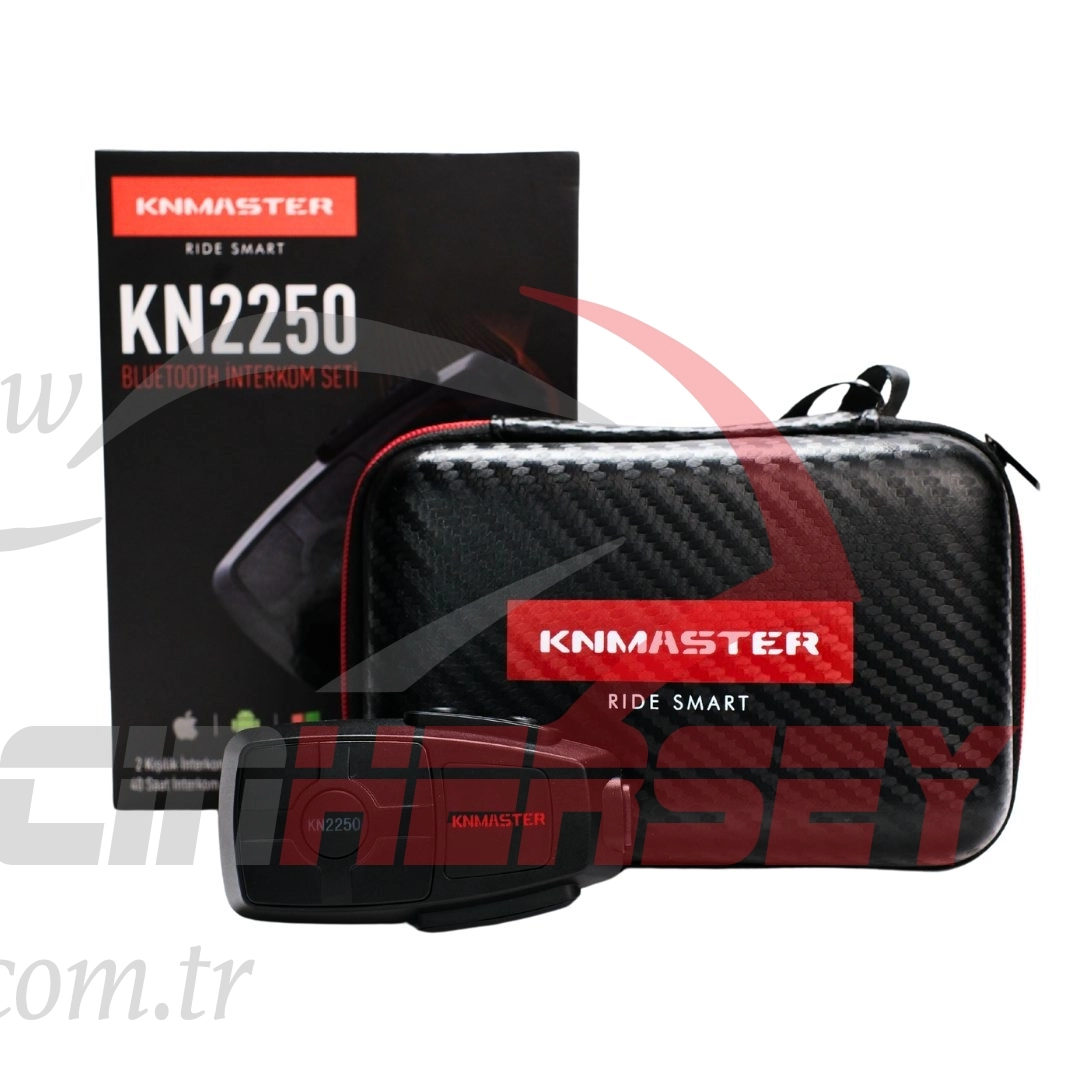 Knmaster KN2250 Motosiklet Kask İnterkom Bluetooth Intercom Kulaklık Seti