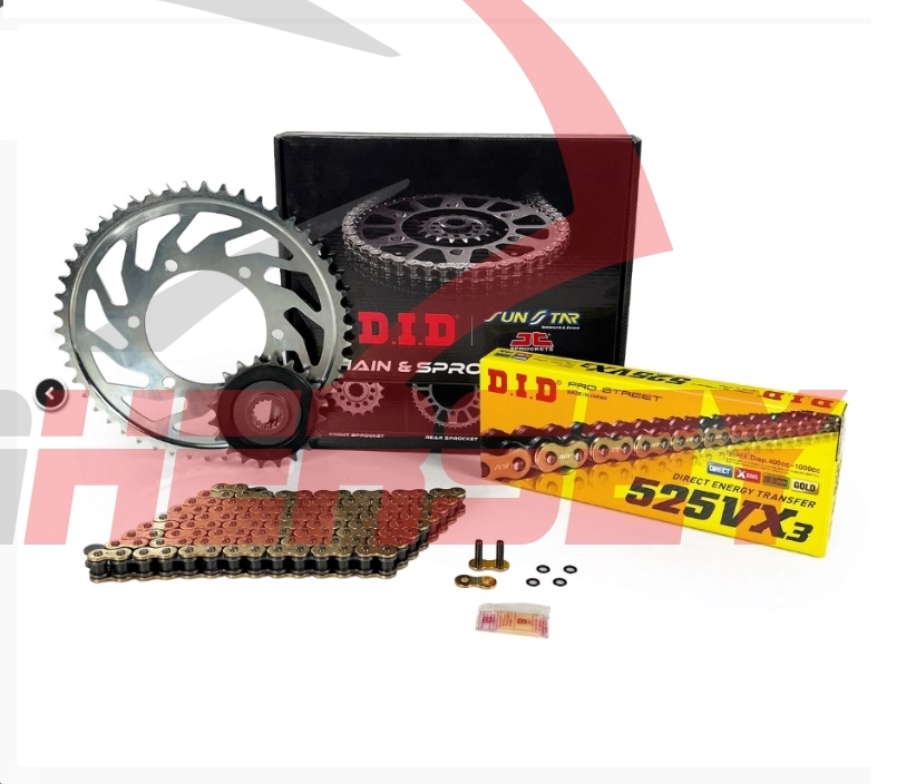 Dıd Zincir Dişli Seti Gold 525vx3 Honda Crf 1100l Afrıca Twın Dct L1 2020-2022 (jtf1370-16t - Jtr1331-42t 525vx3 Gb-100ft - 124l)