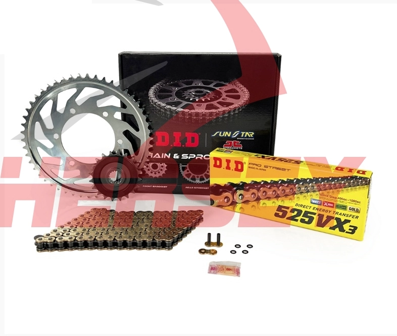 Dıd Zincir Dişli Seti 525vx Çelik Honda Cb650r 2019 - 2021 (jtf1370.15t - Jtr1304.42t 118l)
