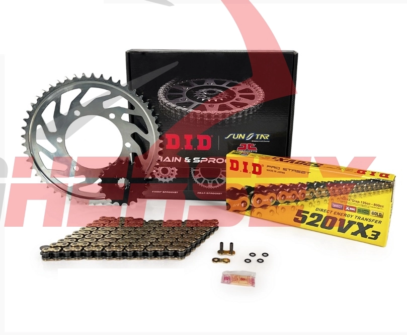 Dıd Zincir Dişli Seti Vx3 Gold Ktm Duke 390 2021 - 2022 (3f415-15t - Jtr890-45t - Dıd 520vx3 Gb-100ft Zj)