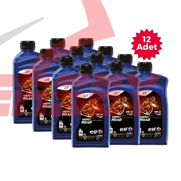 Elf Moto 4 Road 10W-40 – Koli 12 Adet