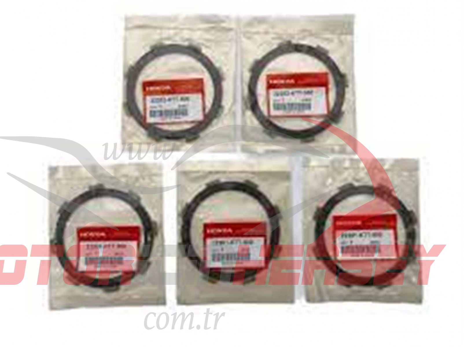 Debriyaj Balatası 5 Li Set Orjinal 22202-ktt-900 Honda Cbf150 Ybr Cg 250 Chooper Tvs Apache 150