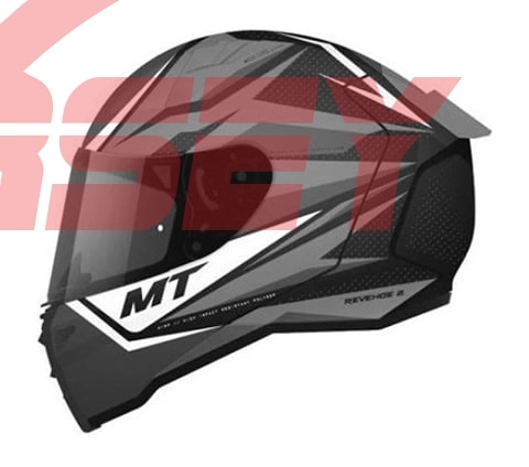 MT Full Face Kask Revenge 2 Status D2 Matt Grey L