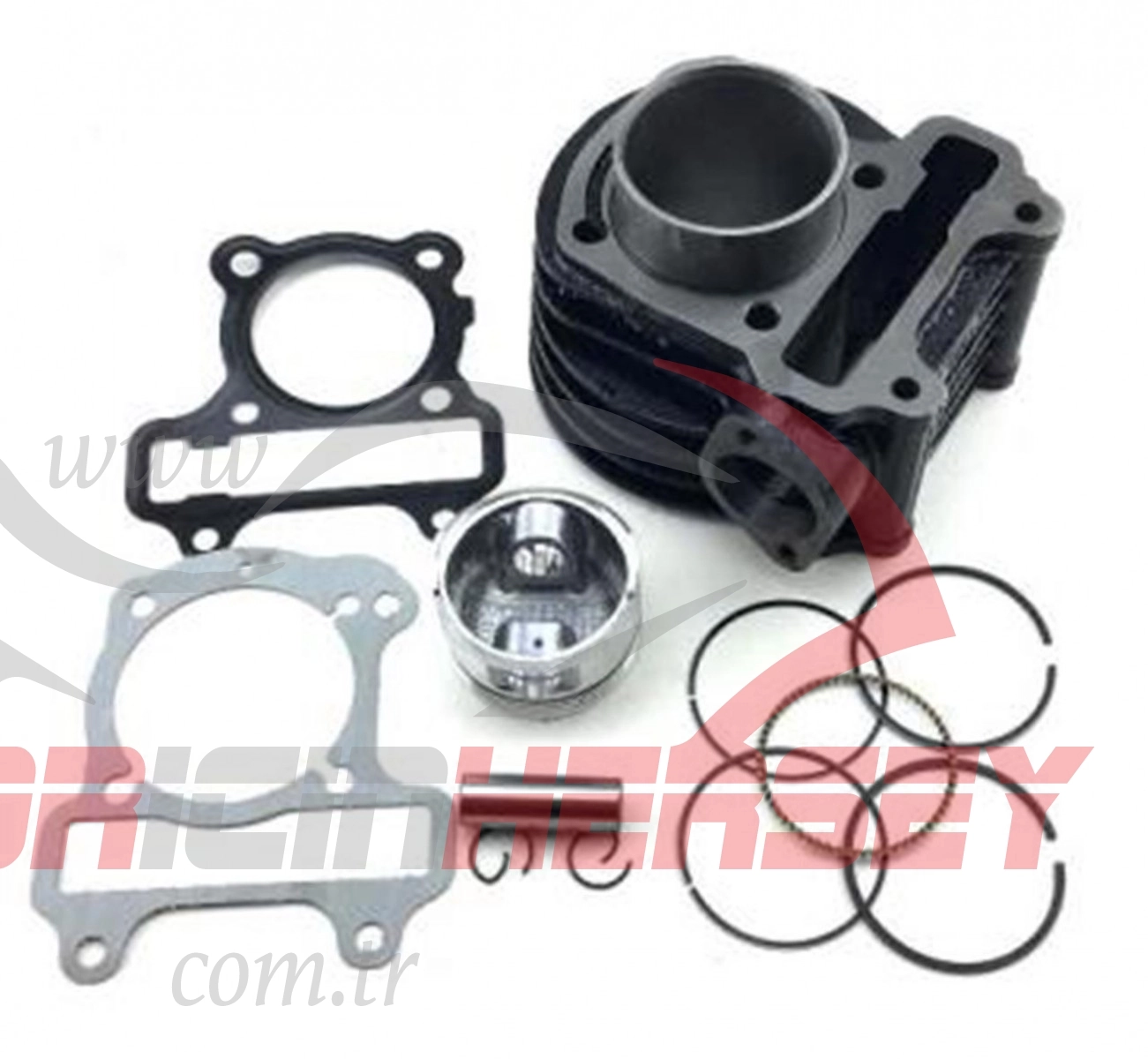 Silindir Seti Honda Actıva 100cc (13p-50x63.8 Demir ) Beat Hero Pleasure 100cc