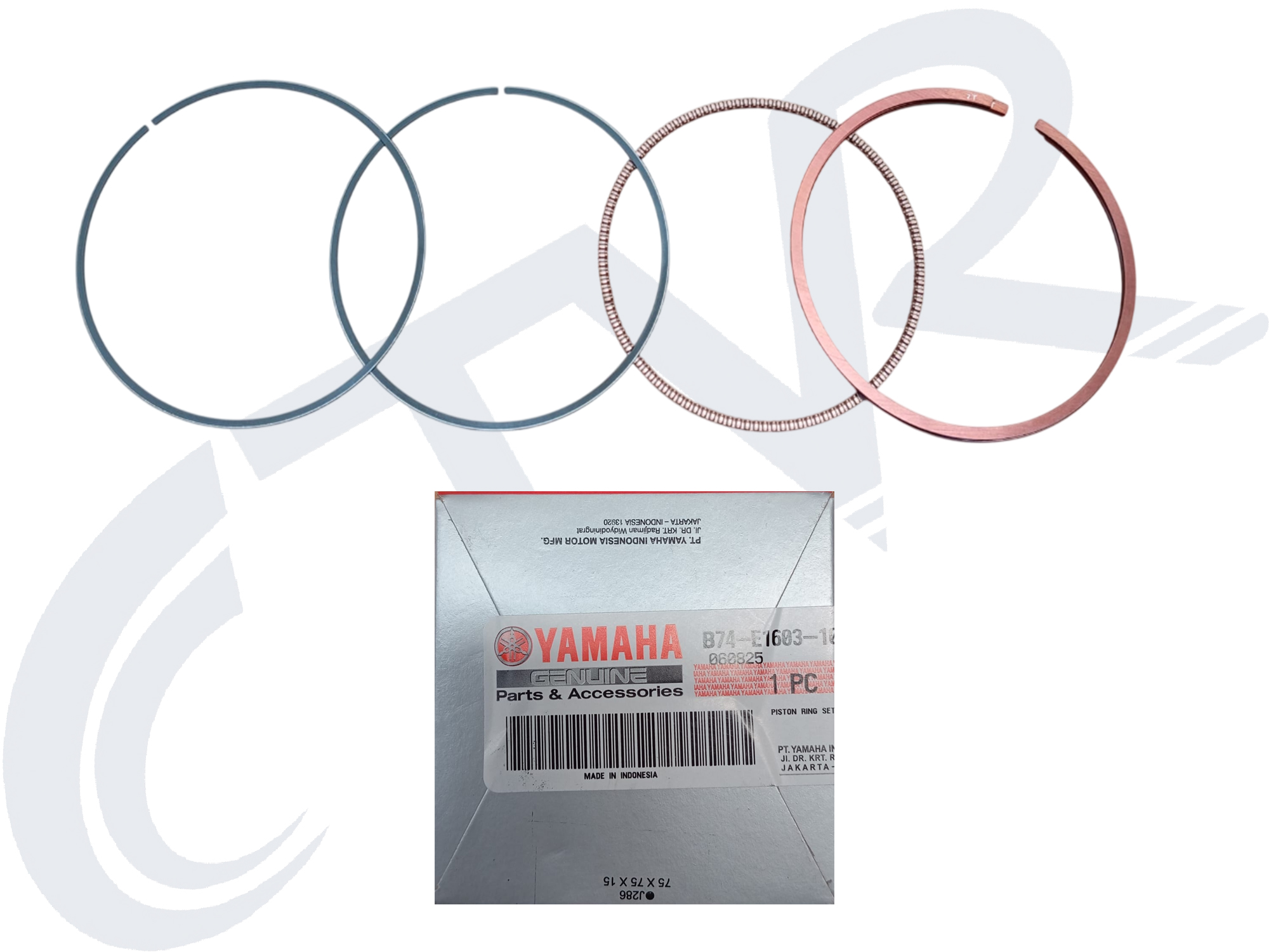 YAMAHA XMAX 250 2022 PİSTON HALKA ORJ B74-E1603-10