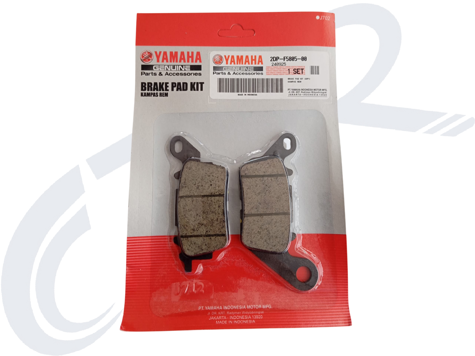 YAMAHA NMAX 125 2022 DİSK BALATA ÖN ORJ 2DP-F5805-00