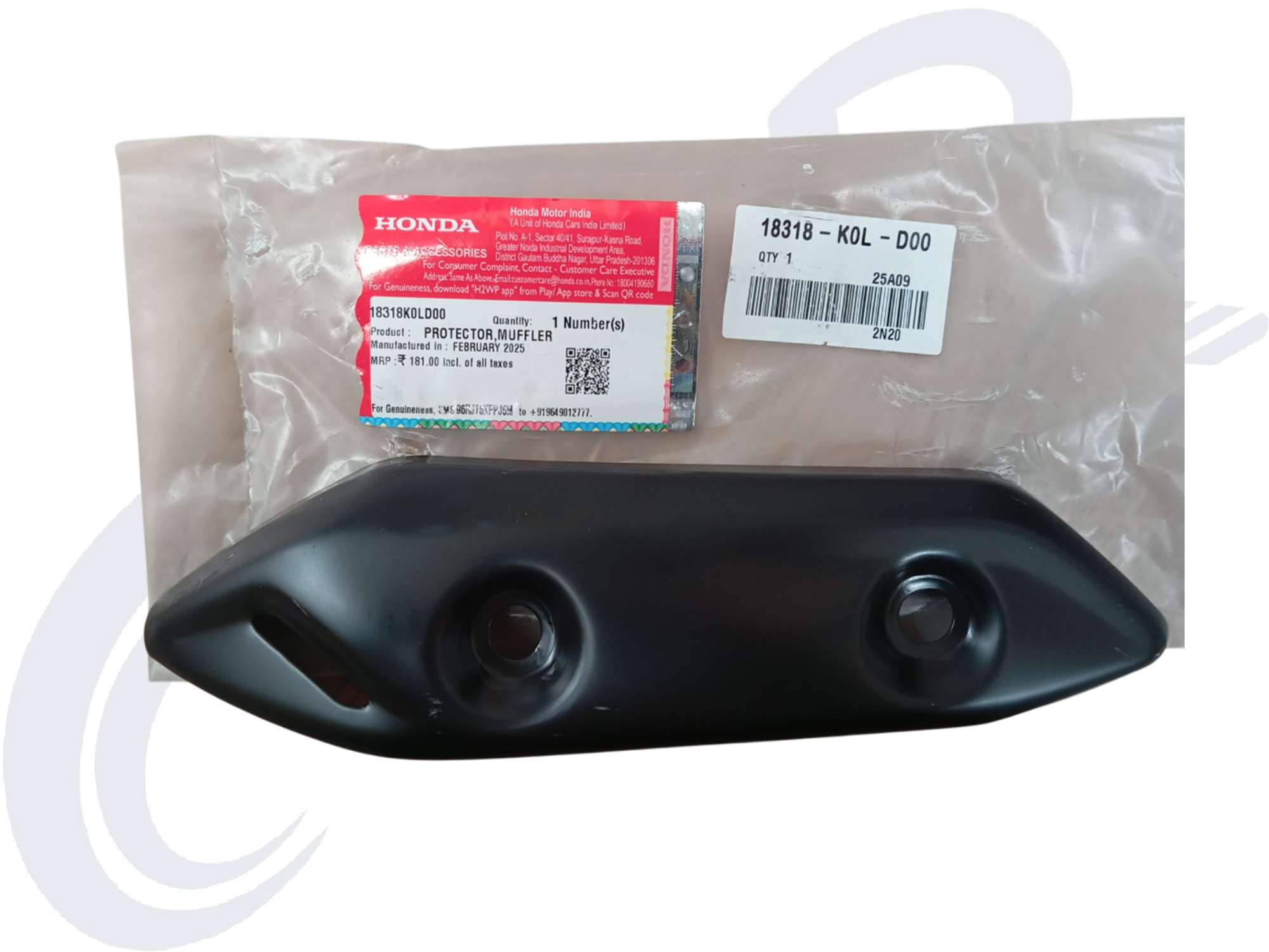 HONDA ACTİVA 125 NEW DELUX EGZOZ KORUMA ORJ- 18318K0LD00
