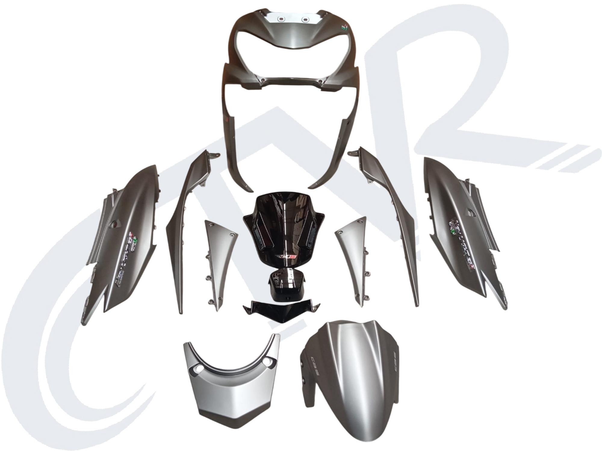 RKS RKS NEWLIGHT 125 PRO KAPORTA SETİ GRI CTVR